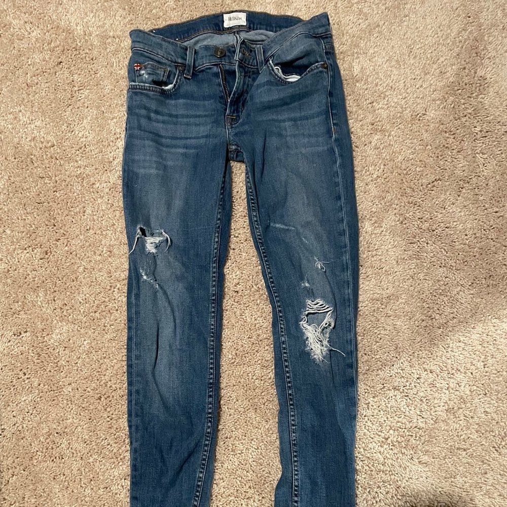 Hudson l Muse Crop Blue Jeans